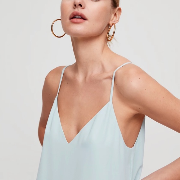 Aritzia Babaton Everly Camisole, Light Blue, Size XXS - Picture 6 of 10